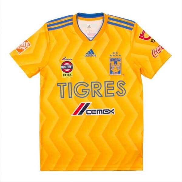 Camiseta Tigres UANL 1ª 2018-2019 Amarillo